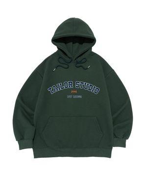 컬리지 아치 로고 후드 (그린)