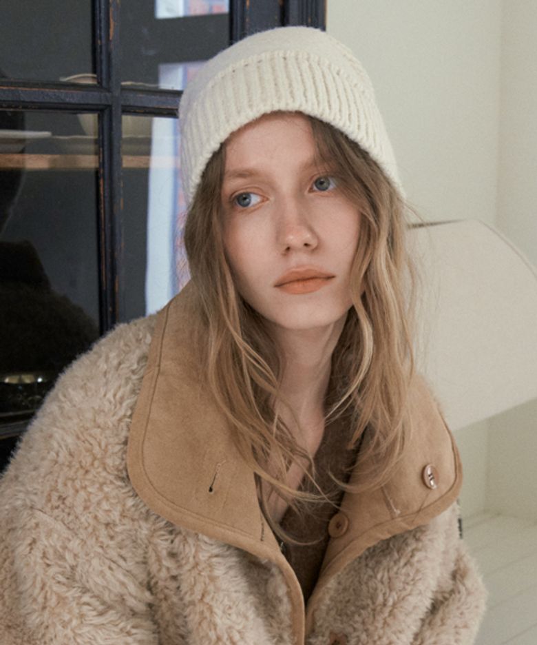 ROD WOOL BEANIE_IVORY
