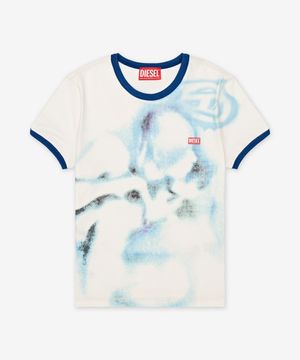 T-언커티 롱-S1 반소매 티셔츠 - 오프 화이트 / A218860QHHA141