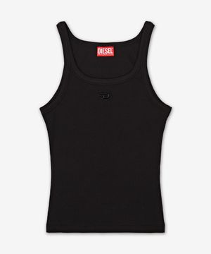 T-와이프-OD 민소매 티셔츠 - 블랙 / A217200EJAI9XX