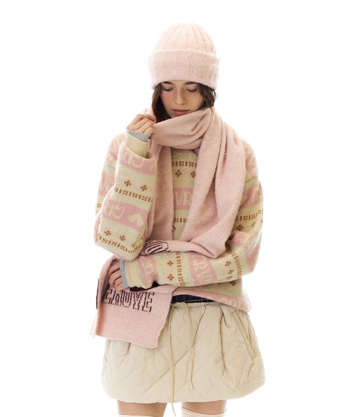 그로브(GROVE) HUG MUFFLER (PINK)