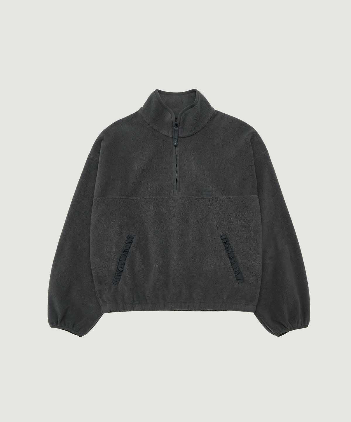 그로브(GROVE) HAILEY FLEECE HALF ZIP-UP (CHARCOAL)