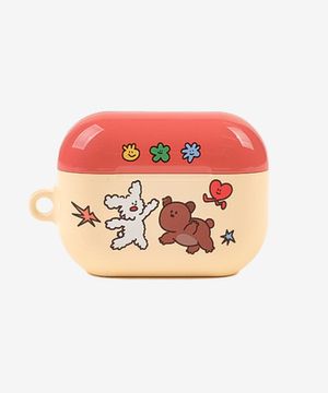 스윗 엔젤 투톤 유광 하드 에어팟 케이스