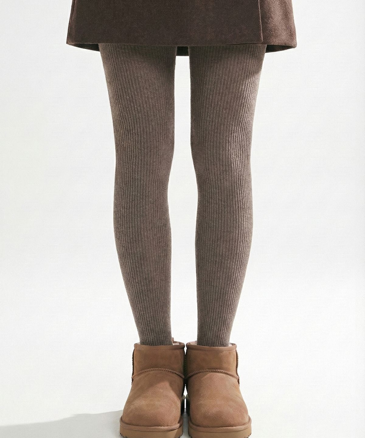 로맨틱타이거(ROMANTIC TIGER) hot-pack winter wool stocking (ash brown)