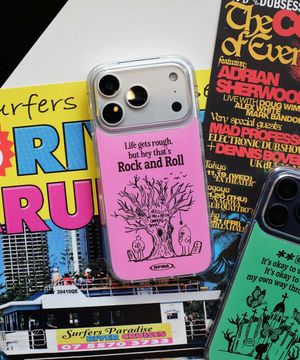 필로소피 트리 핑크 젤하드 폰케이스