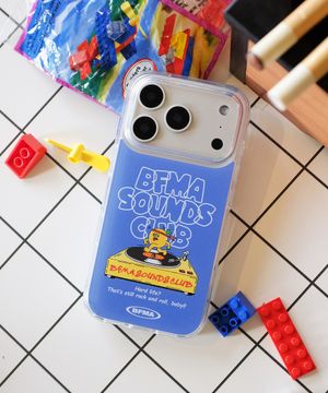 BFMA 사운드 클럽 블루 젤하드 폰케이스