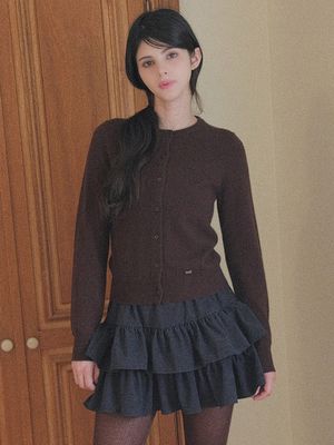 Aftercool Casual Basic Cardigan