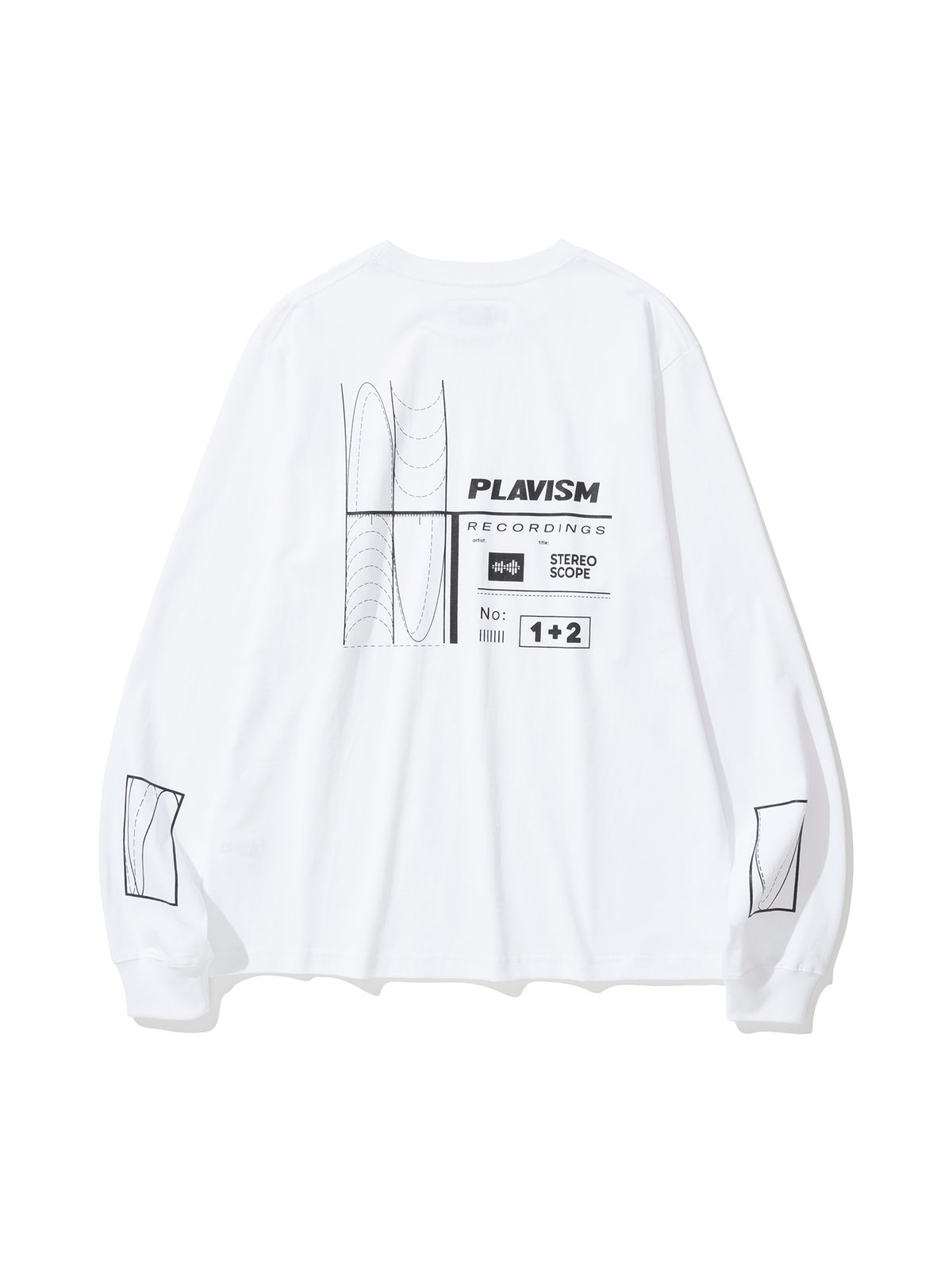 플라비즘(PLAVISM) SCOPE L/S TEE - WHITE