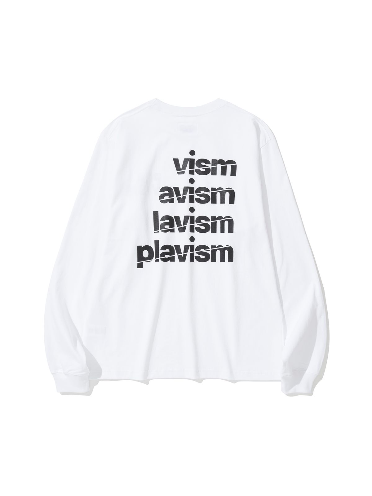 플라비즘(PLAVISM) VISM L/S TEE - WHITE
