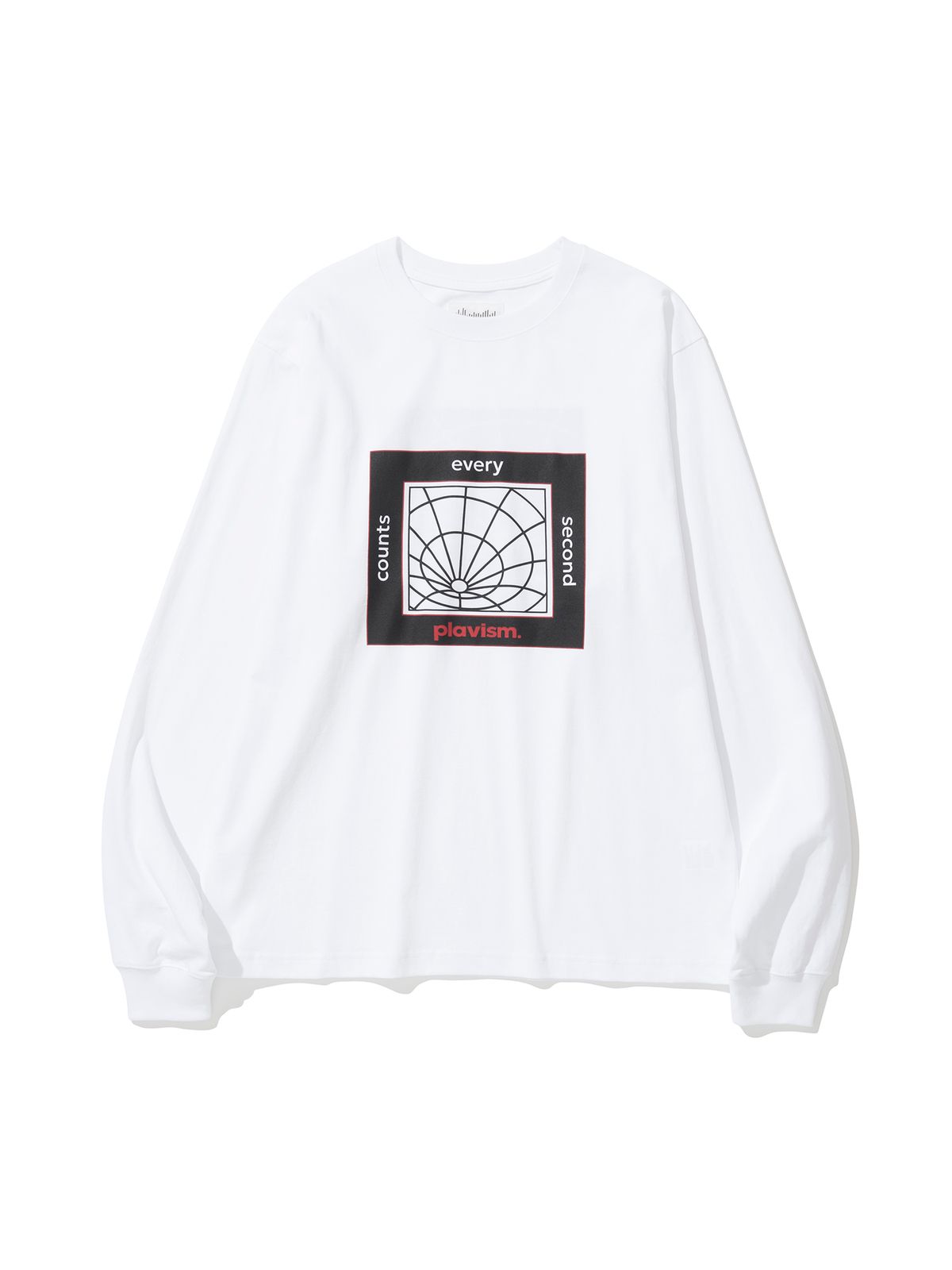 플라비즘(PLAVISM) LITHGOW L/S TEE - WHITE