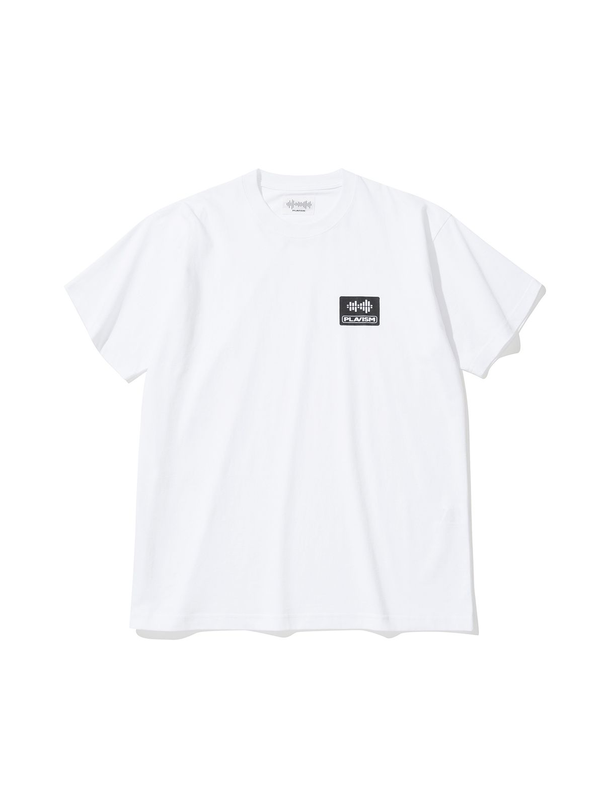 플라비즘(PLAVISM) BLACK LOGO TEE - WHITE