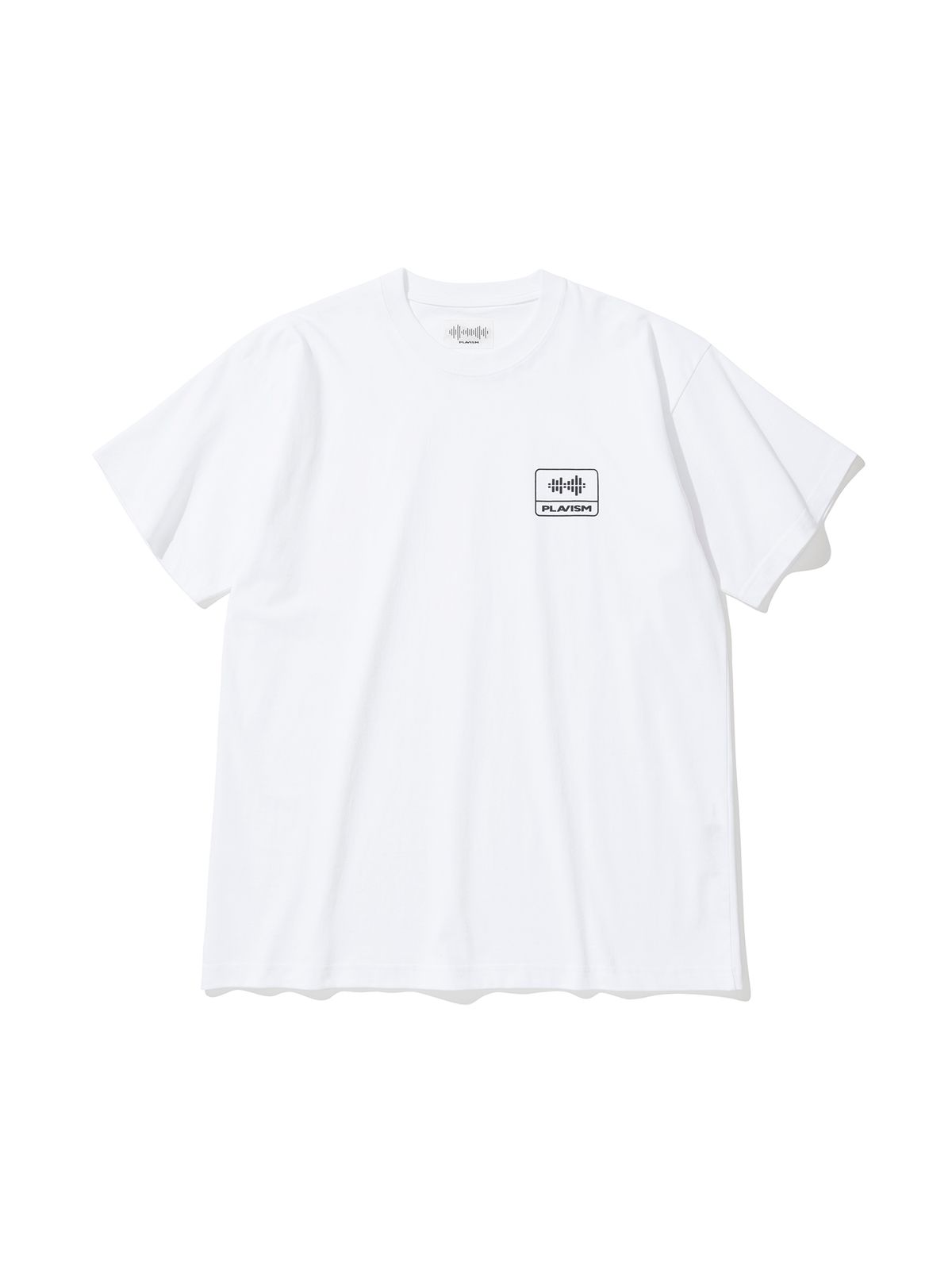 플라비즘(PLAVISM) BASIC LOGO TEE - WHITE