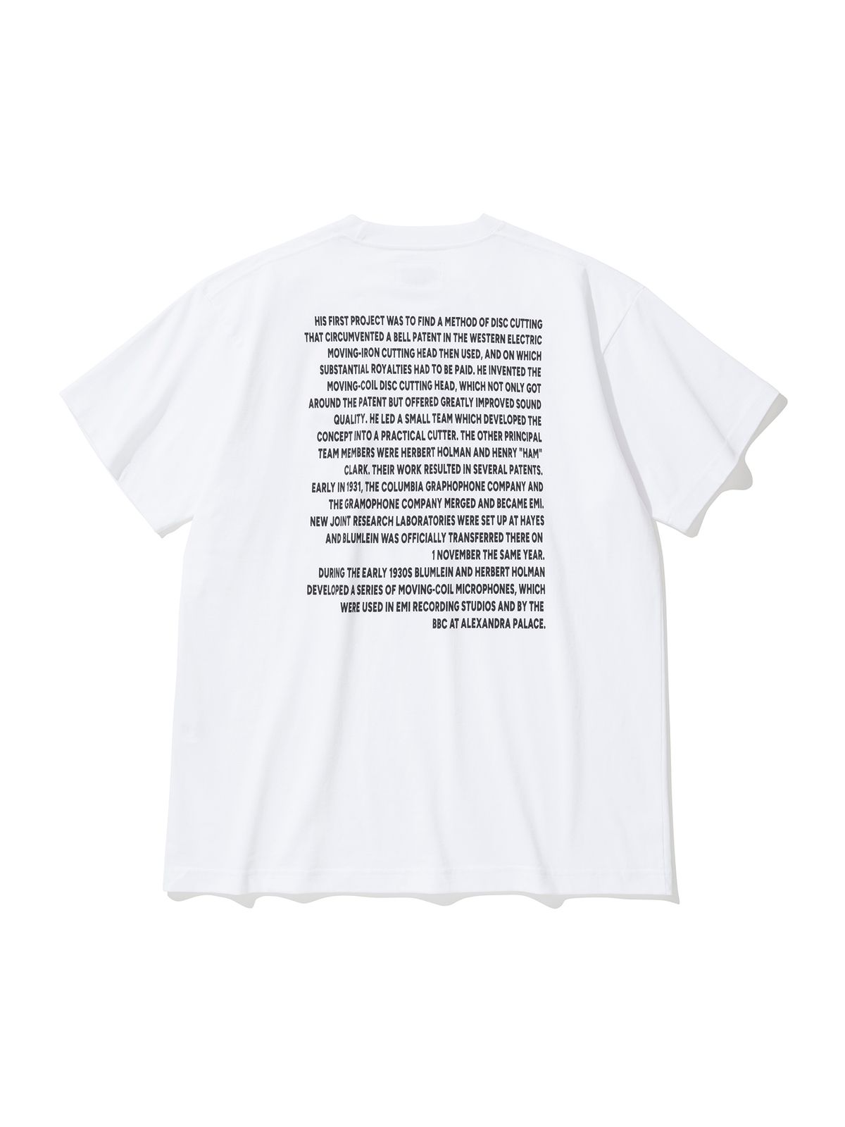 플라비즘(PLAVISM) TYPEFACE TEE- WHITE
