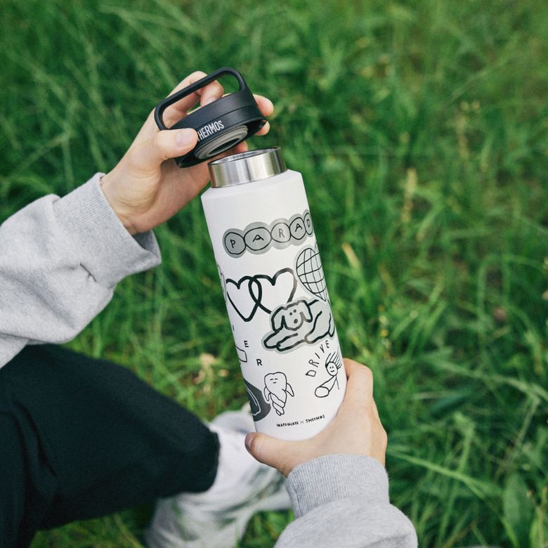 이나피스퀘어 보온보냉 캐리 핸들 텀블러 JOW-800KC (800ml)