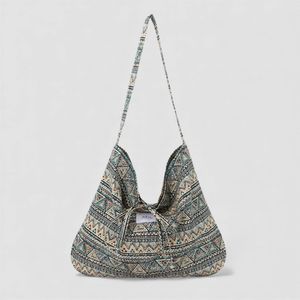 올시즌 옥스포드 그래픽 숄더백 _ [아즈텍블루]