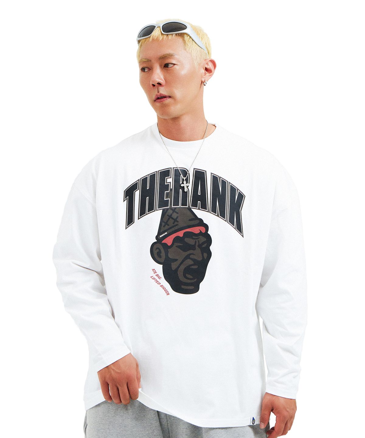 더랭크(THERANK) MUNCHCONE OG IP LONGSLEEVE [WHITE]