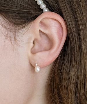 EN018 Freshwater Teardrop Pearl Earrings