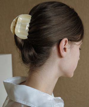 EN012 Cellulose circle Hair Clip (2Colors)