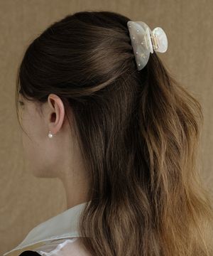 EN010 Glitter Mini Hair Clip (2Colors)