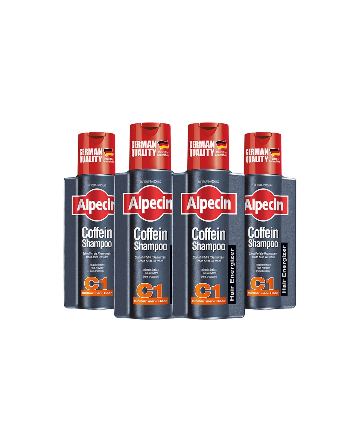알페신(ALPECIN) 알페신 카페인 샴푸 C1 (모발 강화) 250ml X 4