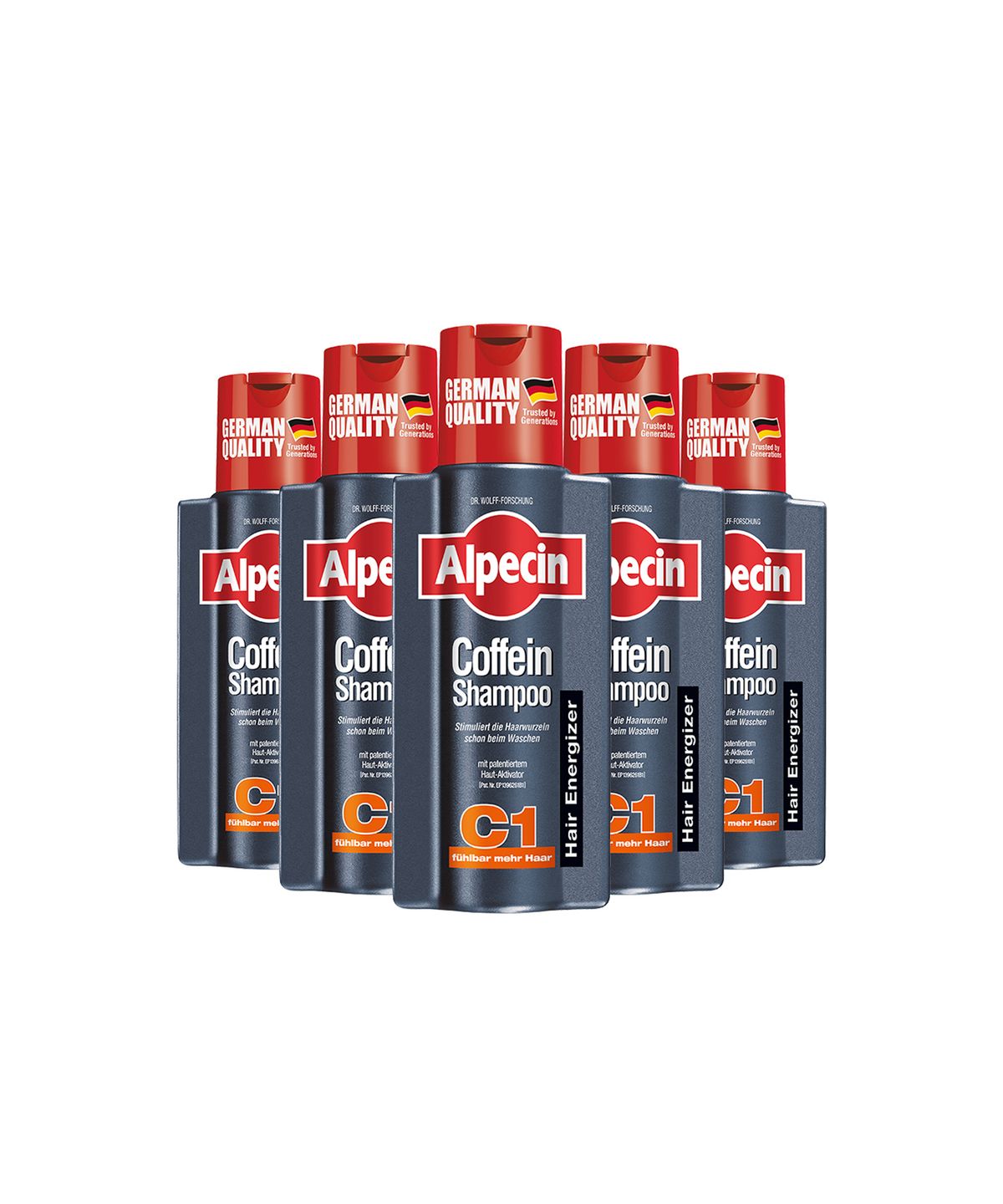 알페신(ALPECIN) 알페신 카페인 샴푸 C1 (모발 강화) 250ml X 5