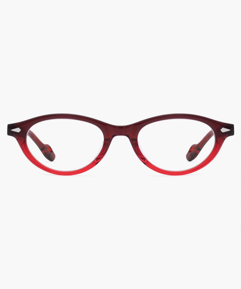 RC 아세테이트 PIA 블루라이트 안경 RED