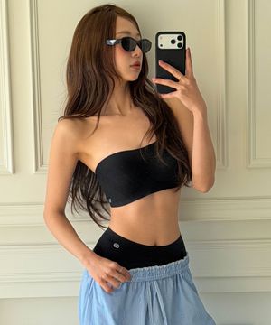 [컨투어] [SET] 오프숄더 후크 브라&하이 삼각 팬티 3colors