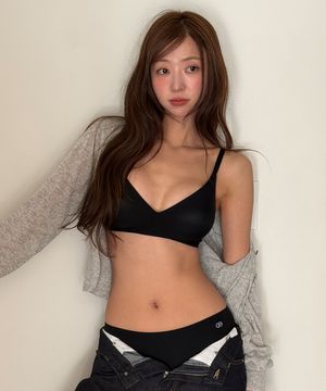 [컨투어] [SET] 볼륨업 후크 브라&미디 삼각 팬티 3colors