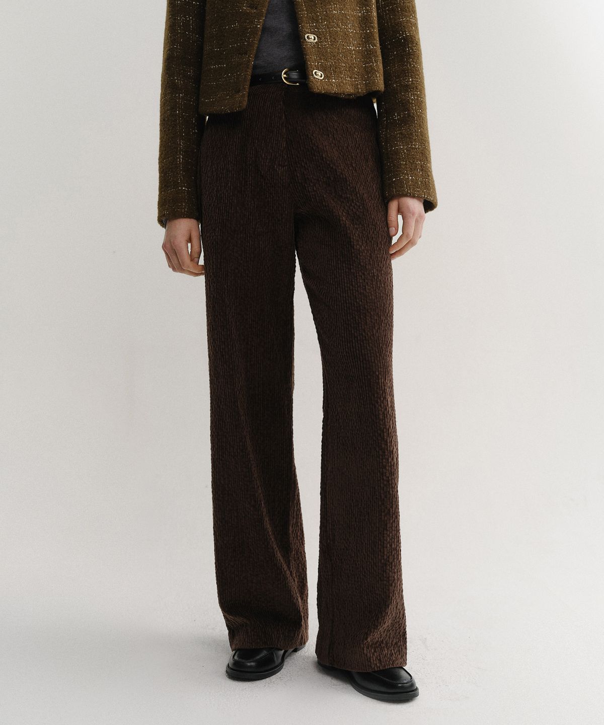 아르카익(ARCHAIC) clair corduroy trousers_brown