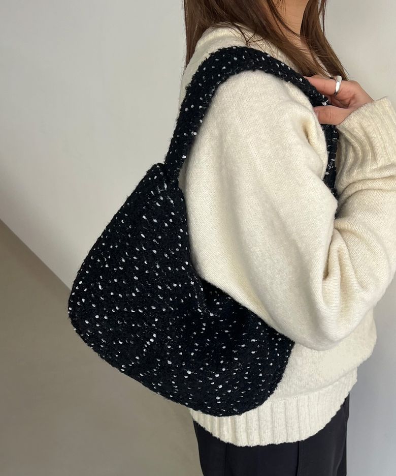 Boucle Tote Bag _ Black