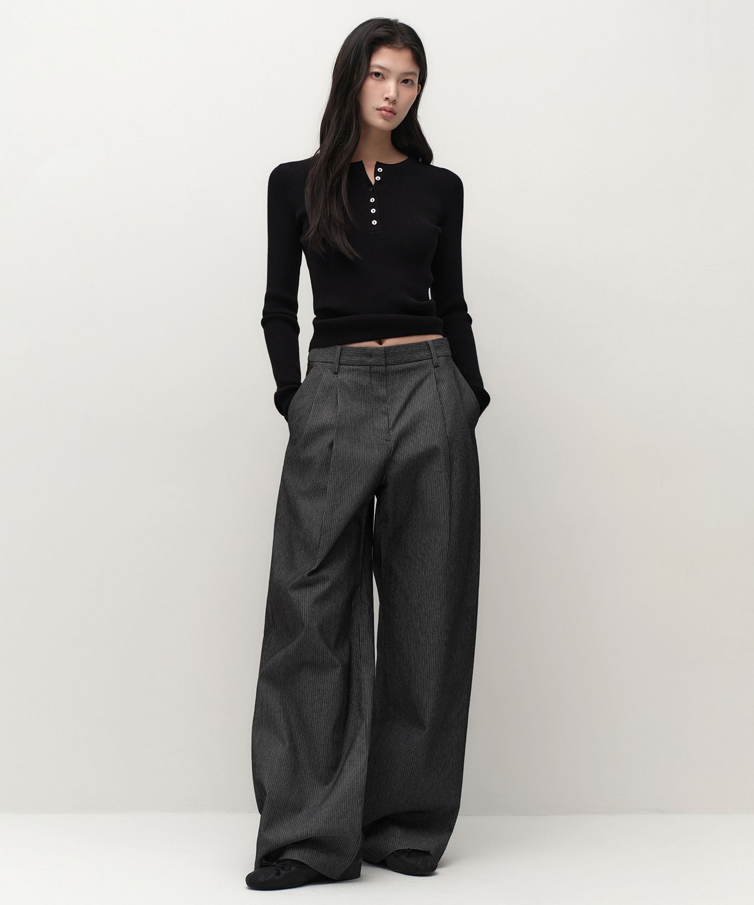 MUSINSA公式 | MUSINSA STANDARD WOMAN ウィメンズストライプツー