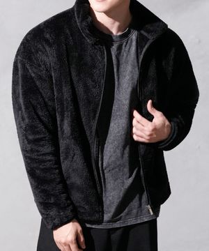 어깨패드가 들어간 특허 남자 플리스 집업 자켓 디바라 시그니처 수트