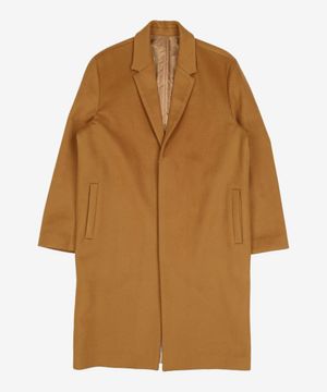 PREMIER PURE CASHMERE HIDDEN SINGLE COAT [CAMEL] L