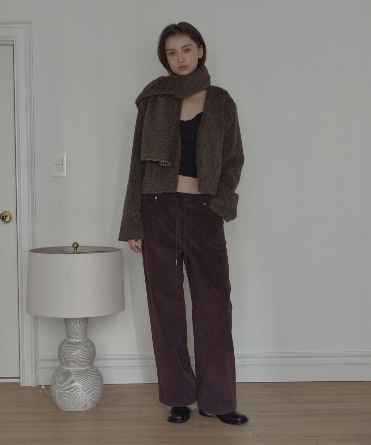 포에트서울(POETSEOUL) corduroy banding pants_purple