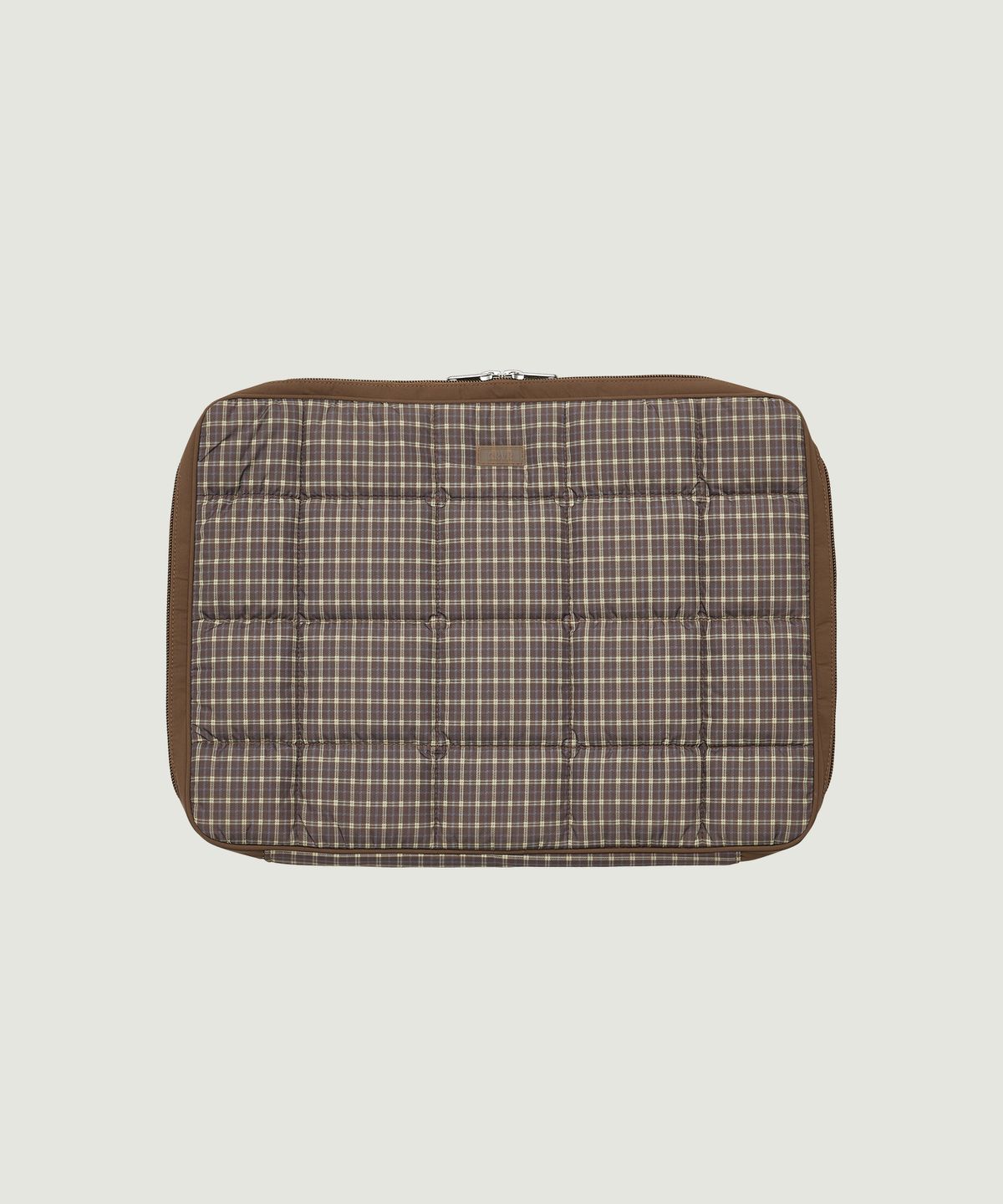 그로브(GROVE) JUDY LAPTOP POUCH (BROWN CEHCK)