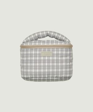 JUDY POUCH (BEIGE CHECK)