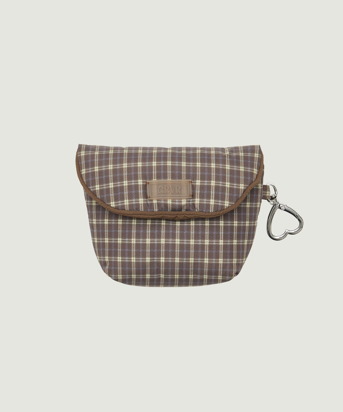 그로브(GROVE) JUDY MINI POUCH (BROWN CEHCK)