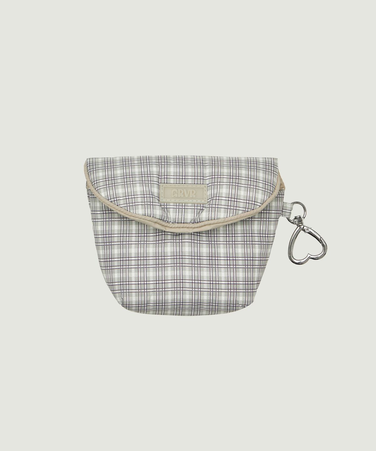 그로브(GROVE) JUDY MINI POUCH (BEIGE CHECK)