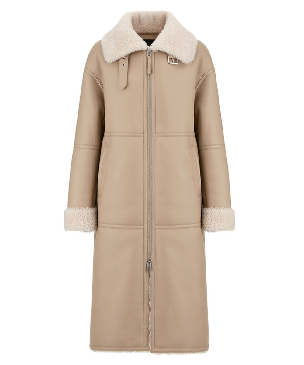 시어링 카라 무스탕 코트 [BEIGE] / WBE4L10525 source detail 52
