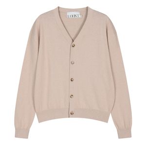 410 울 브이넥 크롭 가디건 [베이지]