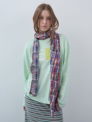 믹스 체크 머플러 (Red)