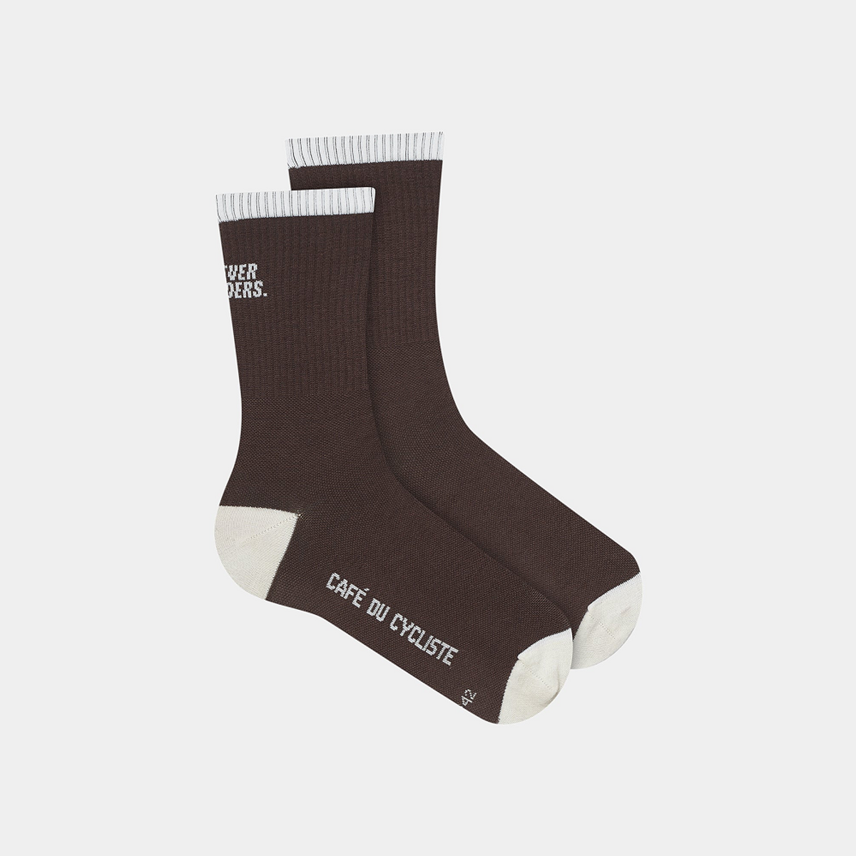카페 드 사이클리스트(CAFE DU CYCLISTE) 모토 아웃랜드 삭스 양말 쵸크 온 차콜 공용