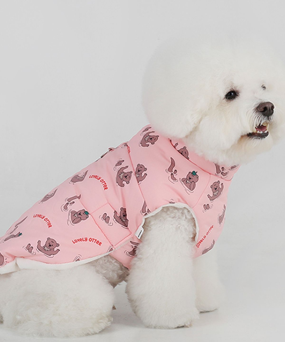 도니로니(DONIRONI) 러블리오터 패딩 라이트핑크