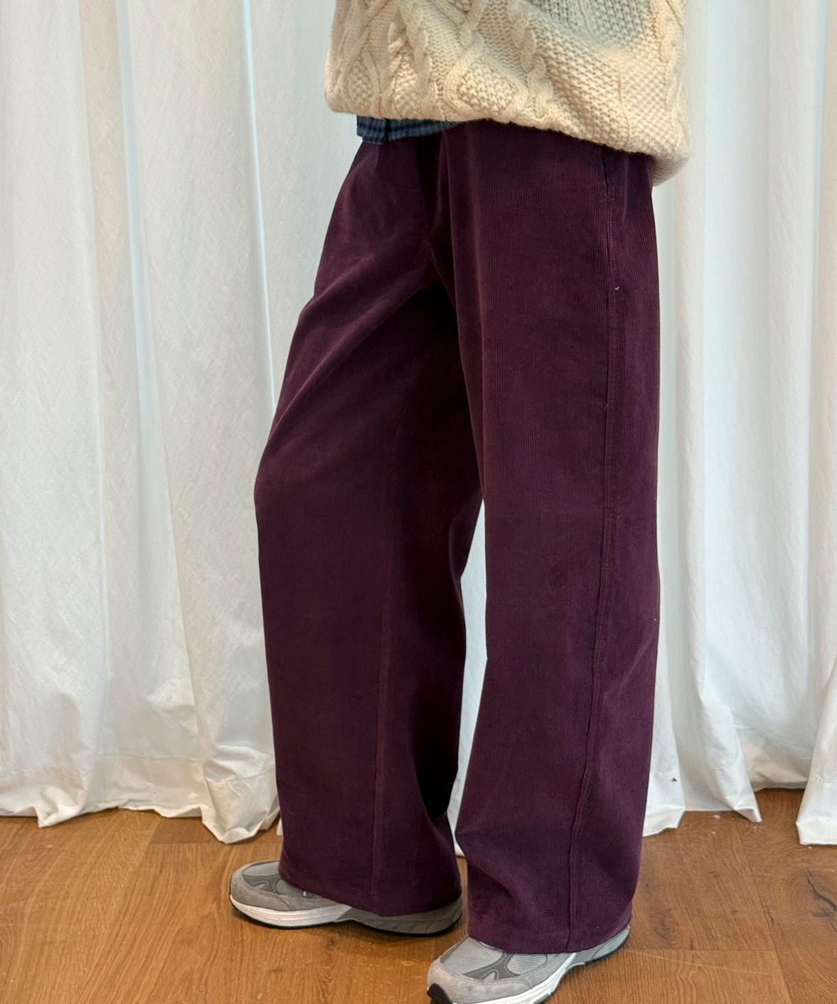쏘이르(SO IR) CORDUROY PANTS - PURPLE