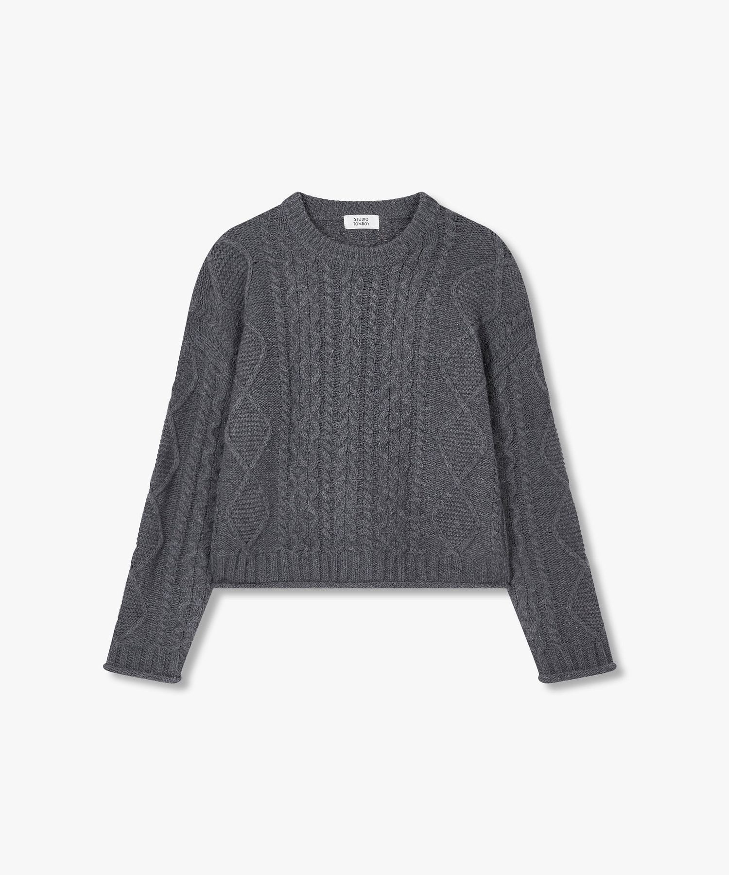 CABLE KNIT | No.1 K-fashion Store MUSINSA