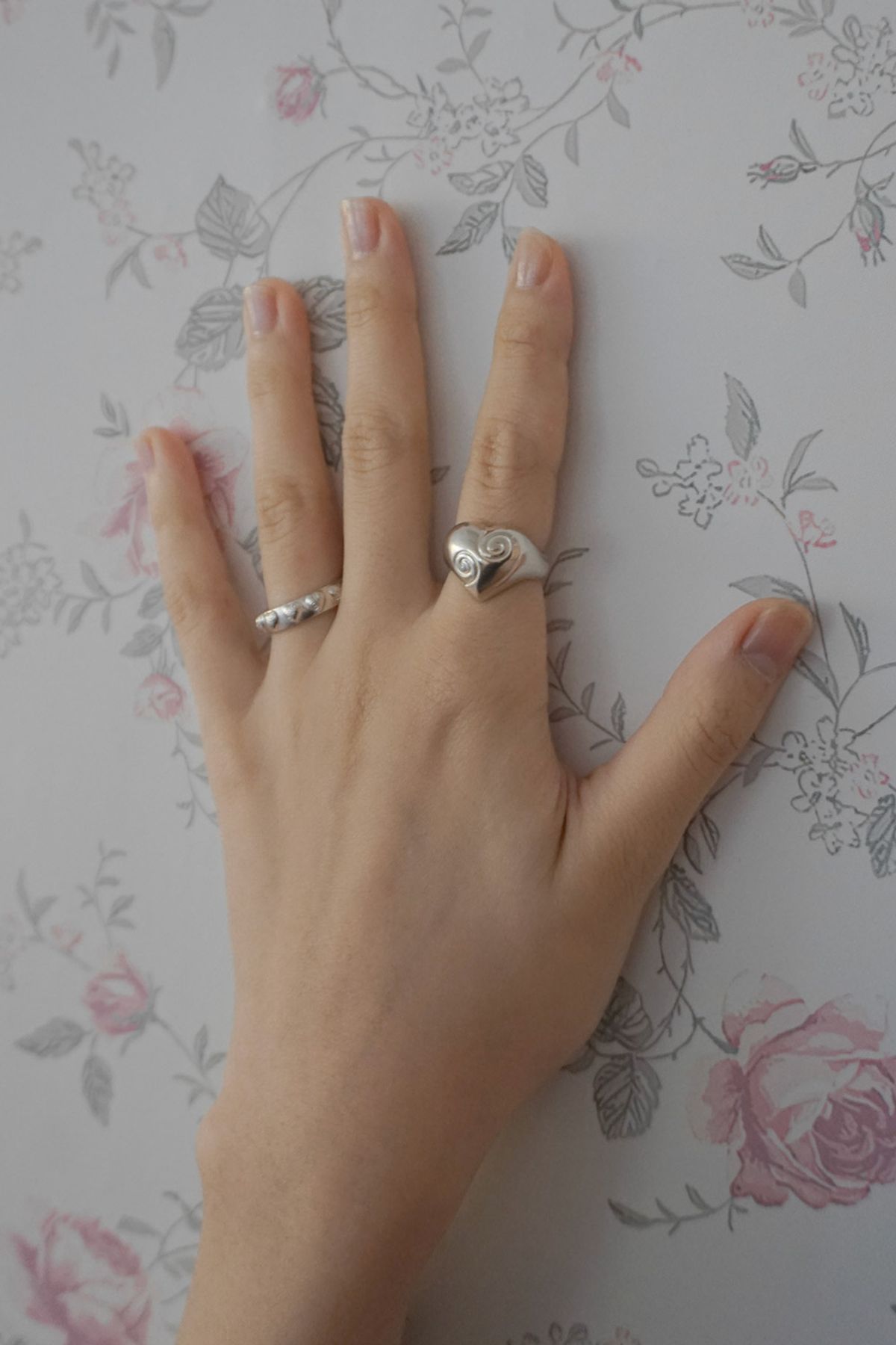 페어오브러브(PAIR OF LOVE) [925SILVER] VELVET HEART RING