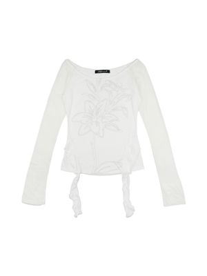 릴리 프릴 티셔츠 [아이보리]