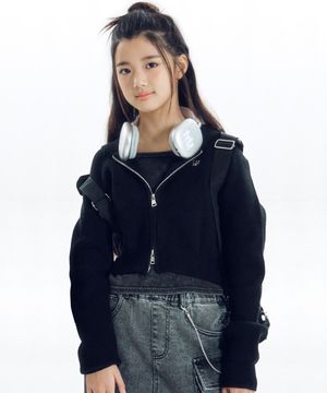 크롭 후드 가디건