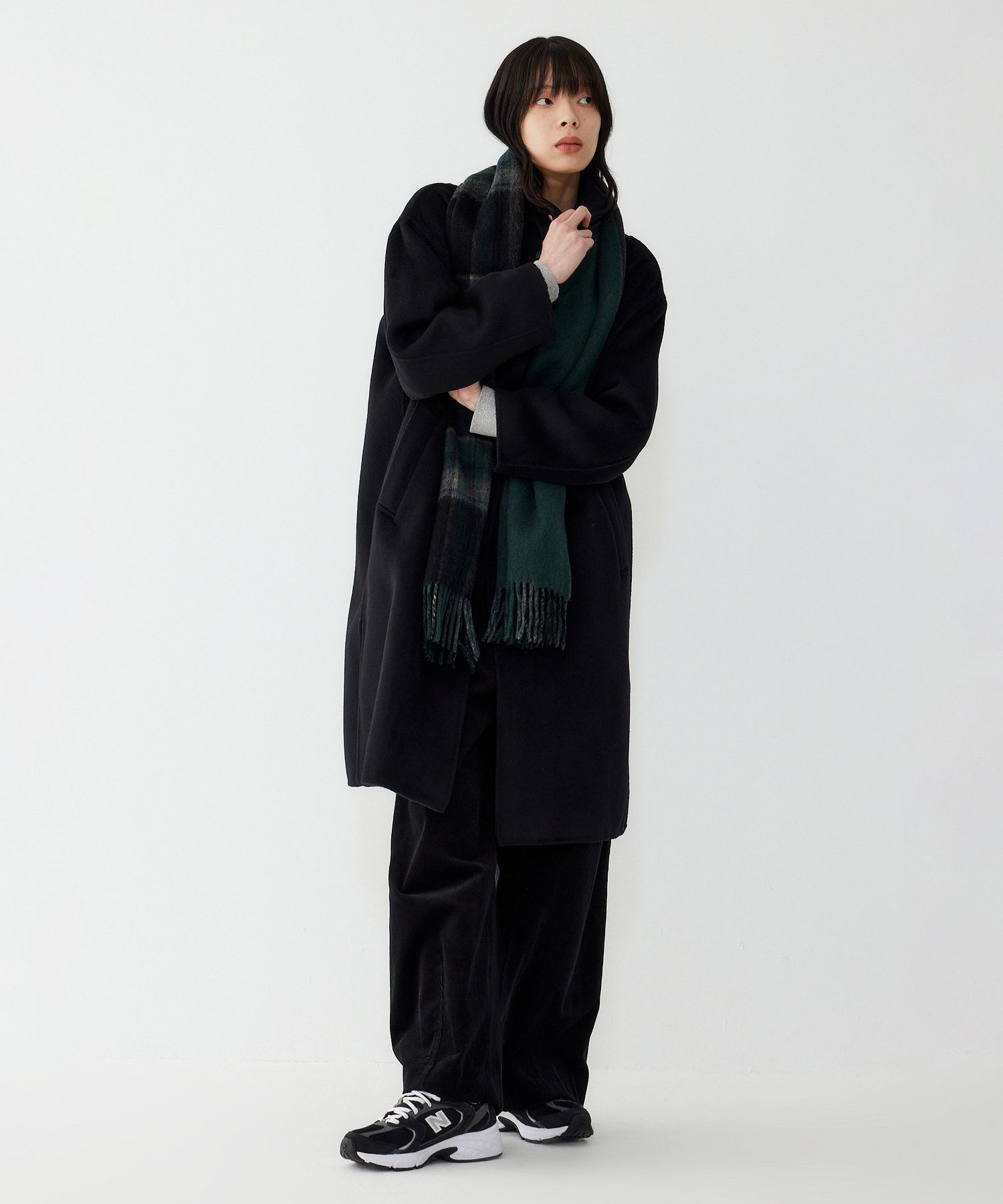 MUSINSA公式 | STUDIO TOMBOY ハンドメイドウール混合ロングコート_ 