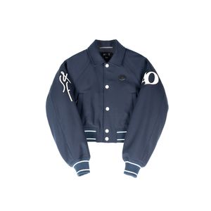 ES08CNY 바시니 패딩 바머 크롭 자켓 Navy women